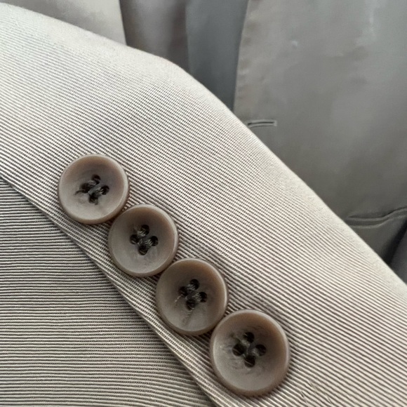 Geoffrey Beene mens casual sports blazer looks and feels like khaki size 42R. - Picture 6 of 12